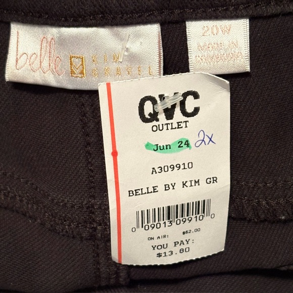 Belle by Kim Gravel "Flexibelle" Boot Cut Jeans - Size: 20W - NWT - Flawed/Fixed - Picture 8 of 14